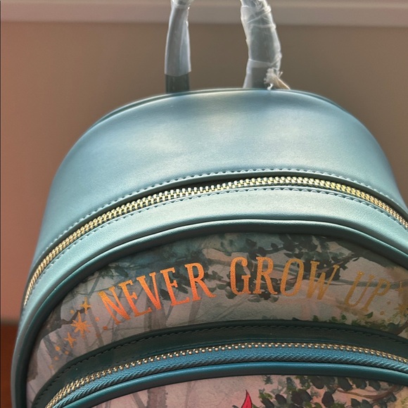 Loungefly Peter Pan Character Backpack - Green and Multicolor - Picture 2 of 4